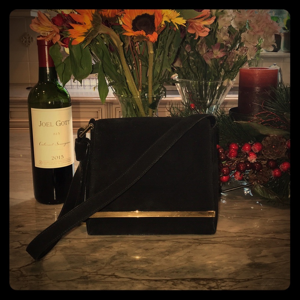 COPY - VINTAGE Gucci Black Suede Purse